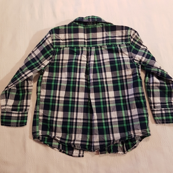 Gymboree boys size 3T button up plaid shirt - Picture 2 of 4